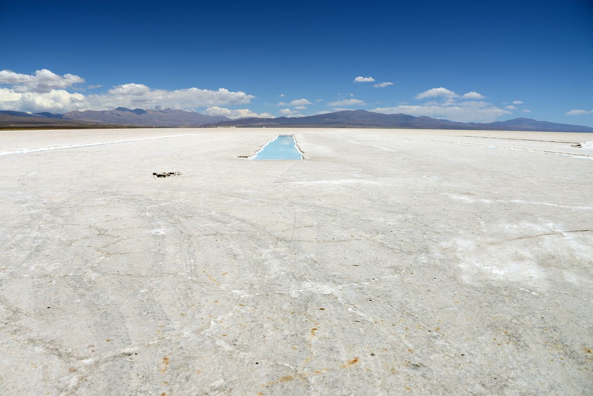 03 Mini Salt Pool At Salinas Grandes Dry Salt Lake Argentina